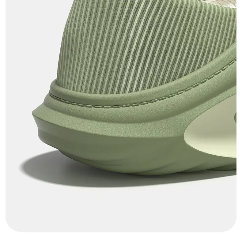 Waterproof Cotton Slippers for Men in Winter with Heel Indoor Home Non-Slip Thick Sole Warm Fleece-Lined Women's Cotton Shoes for Men to Wear Outside — feature 15