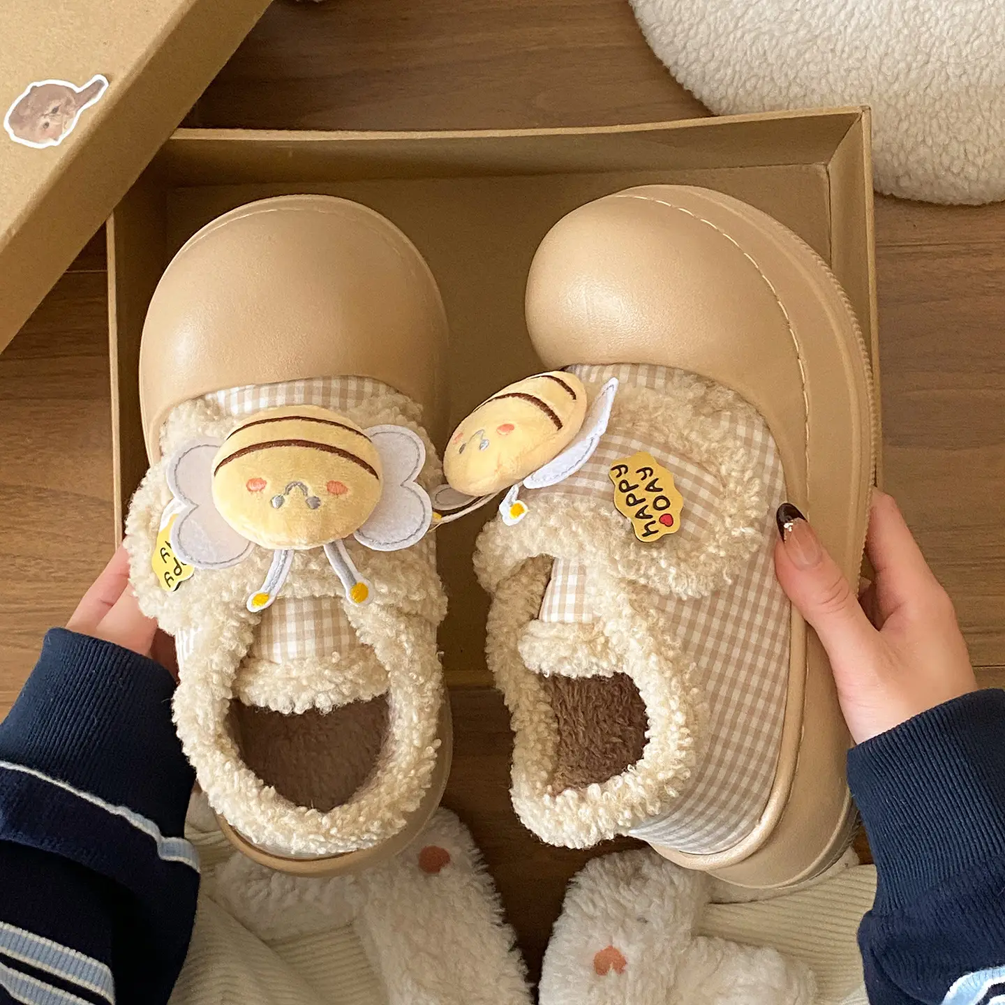 2025 Cartoon Cartoon Shoes for Kids Match Indoor Non-Slip Soft Slippers - Image 5