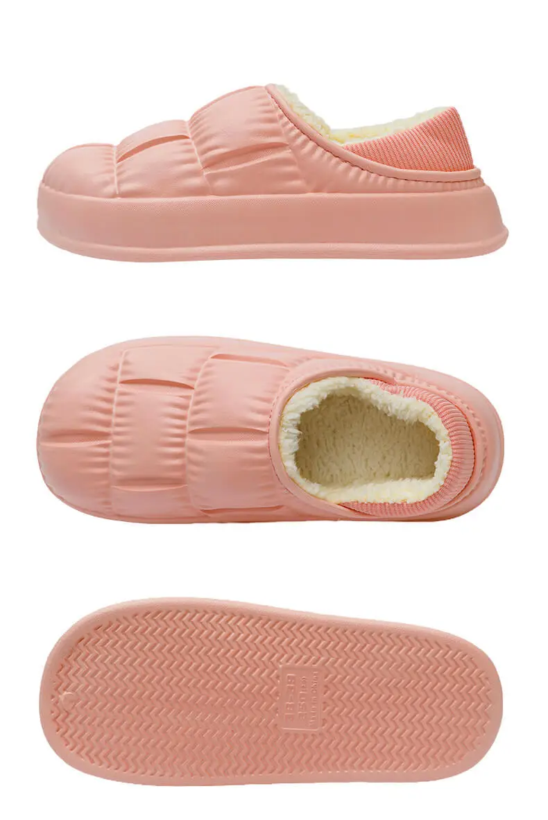 Women Cotton Slipper White Non-Slip Winter — feature 16