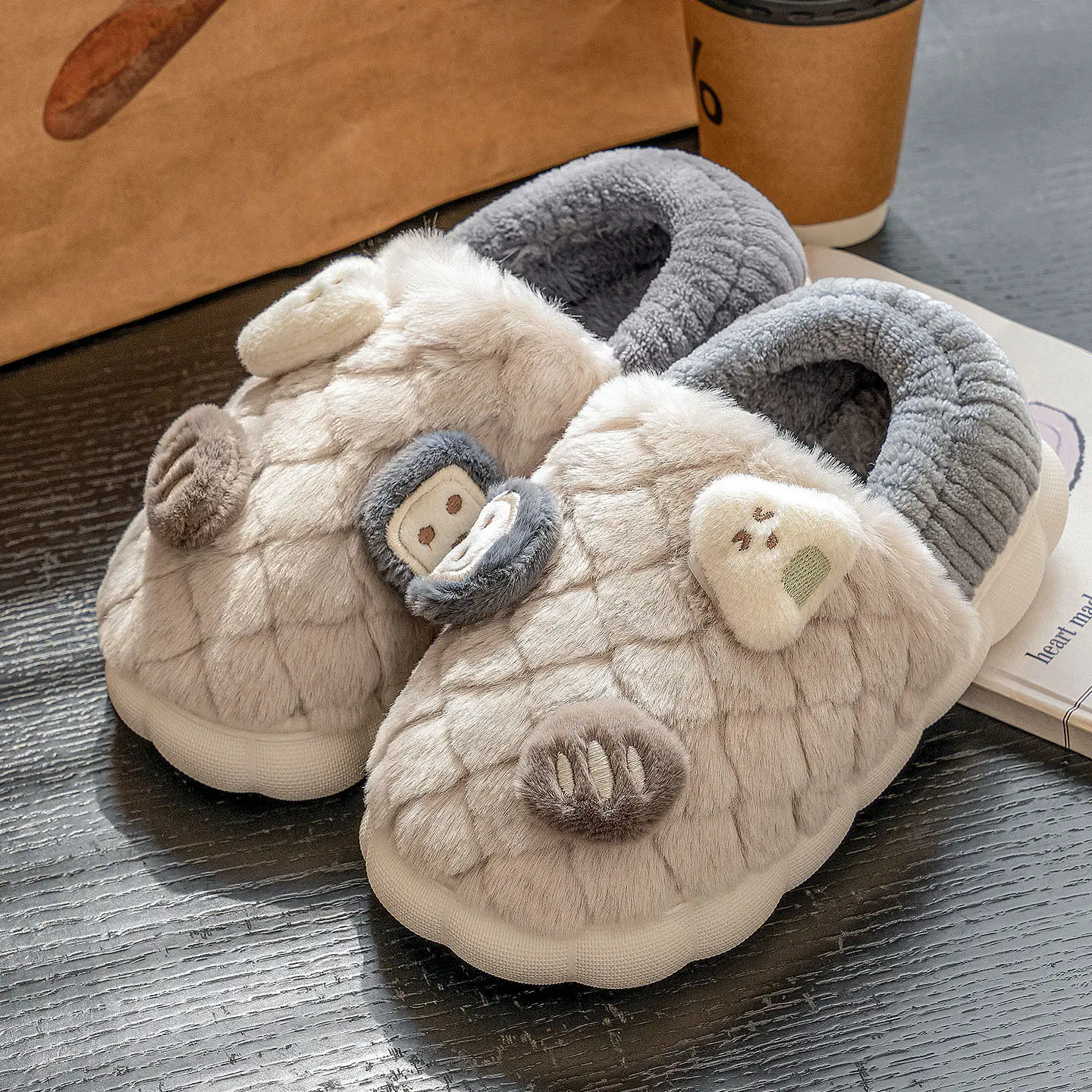 Women Cotton Warm Plush Slippers Winter 2025 - Image 11
