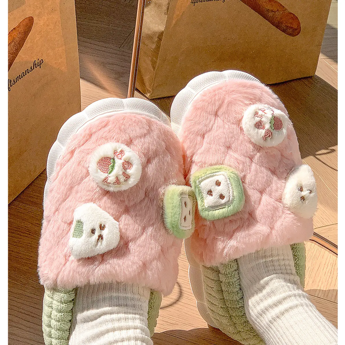 Women Cotton Warm Plush Slippers Winter 2025 — feature 17