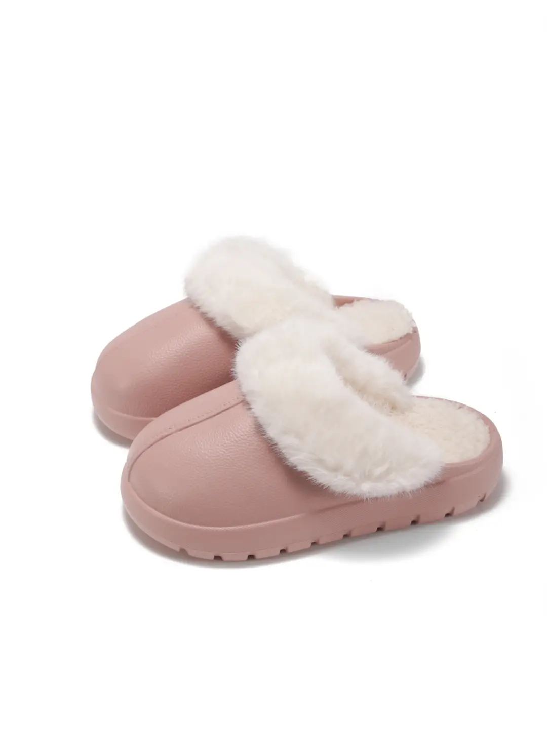 Trendy Thick-Soled Height-Increasing Removable Cotton Slippers for Women 2025 New Popular Autumn and Winter Outdoor Plush Closed-Toe Slippers for Women - Image 2