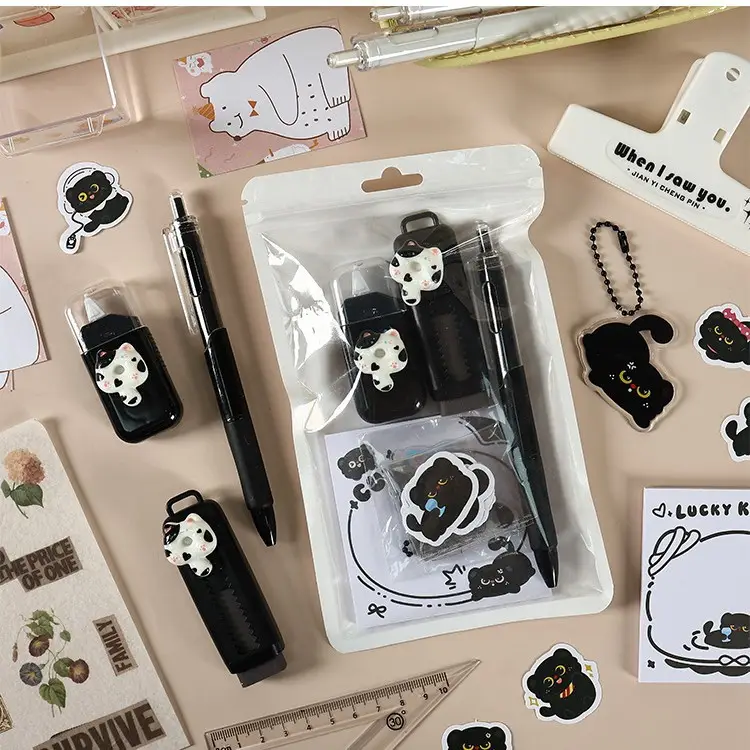 Cute Stationery Set 7-Piece Gift Package, High-Looking Export Cross-Border Popular Gift, Learning Stationery and Souvenir Gift - Image 3