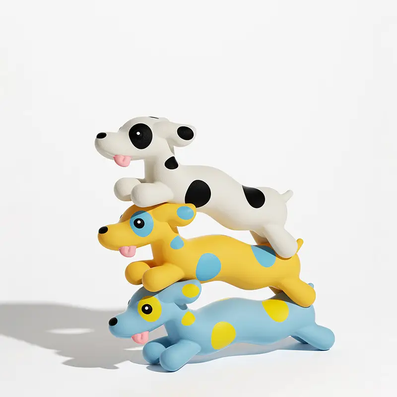 Pet Latex Toy Medium and Large Corgi Shiba Inu Creative Teething Resistant Latex Sound Dog Toy Wholesale