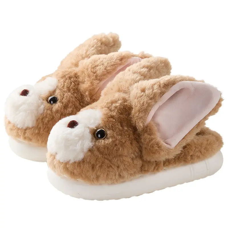 Nanbo Wandevan Plush Cotton Slippers for Women, New Style for Home Indoor Use, Cute Kitten Design, Warm and Non-Slip, Girly Style for Winter - Image 9