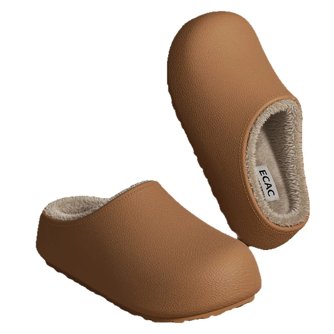 Winter Outdoor Cotton Slippers for Women, Fleece-Lined, Odor-Resistant, Thick-Soled, Closed-Toe, Household Couple Style, Wholesale Cotton Slippers - Image 10