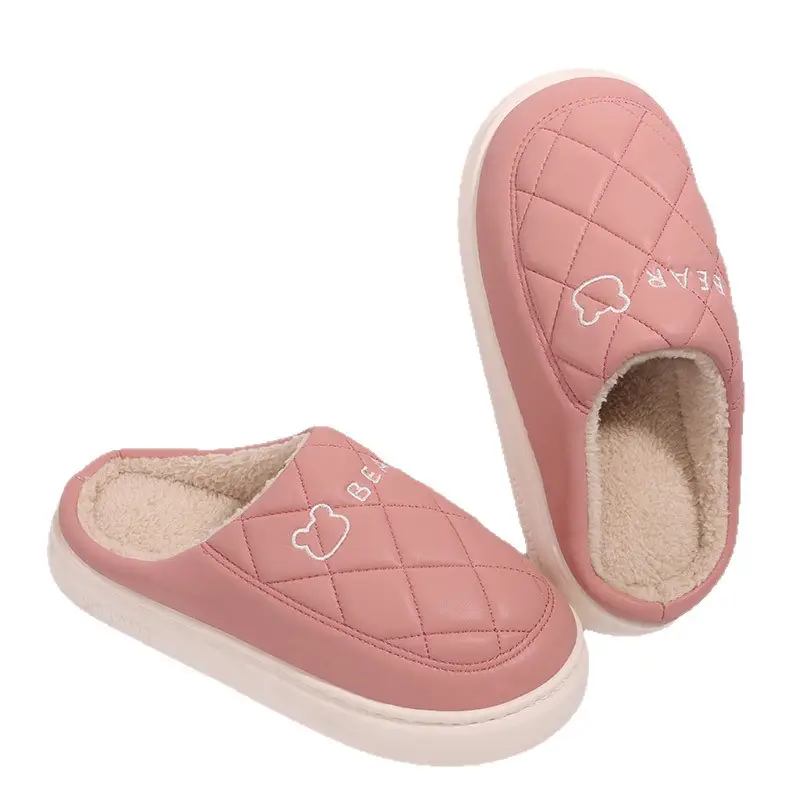 Women Fleece Warm Slippers White 2025 - Image 9