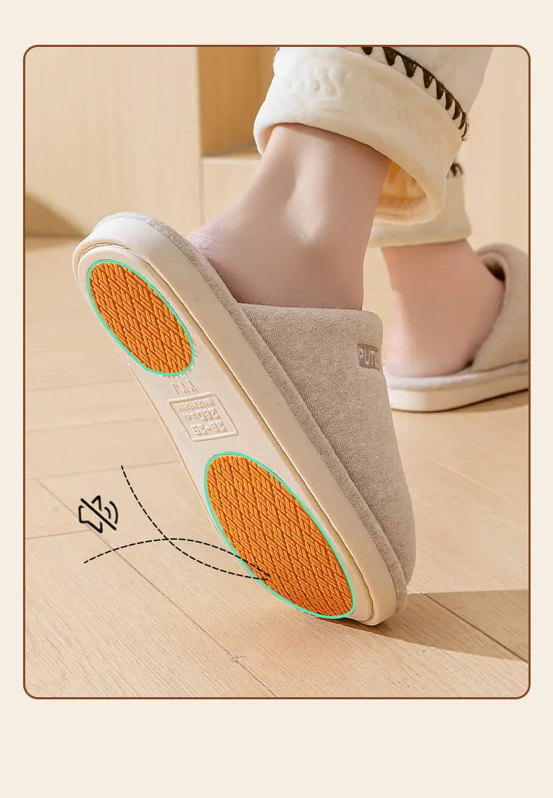 Herbal Warm Cotton Slippers for Women 2025 Winter Indoor Non-Slip — feature 12