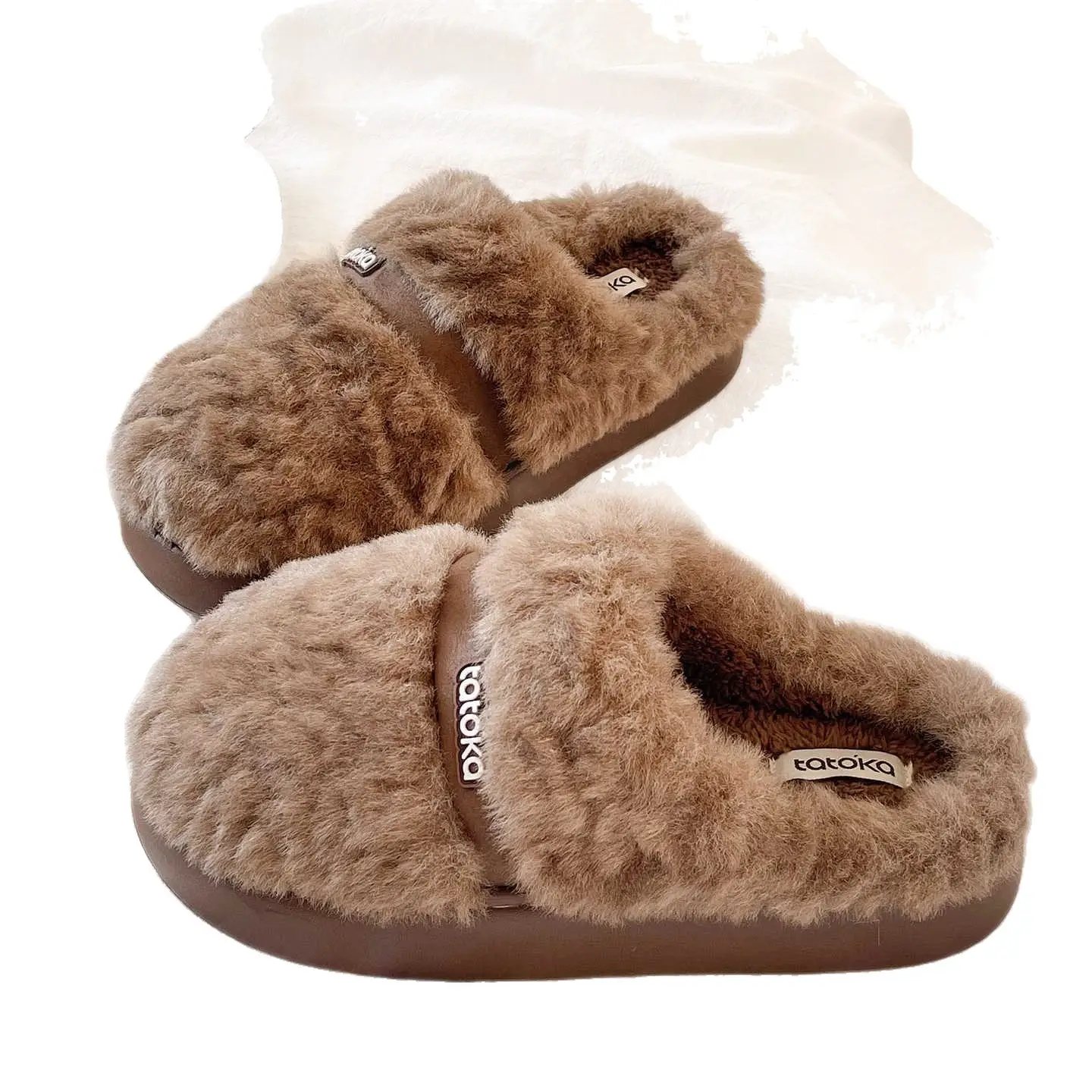 Women Winter Plush Cotton Slippers Autumn Warm Indoor Wear - Image 8