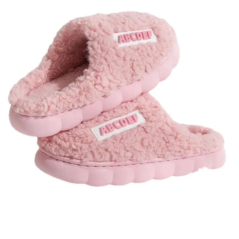 New Style Cotton Slippers for Men, Winter Bag-Heeled Indoor Warm Slippers for Women, Home Plus Plush Cotton Slippers - Image 10