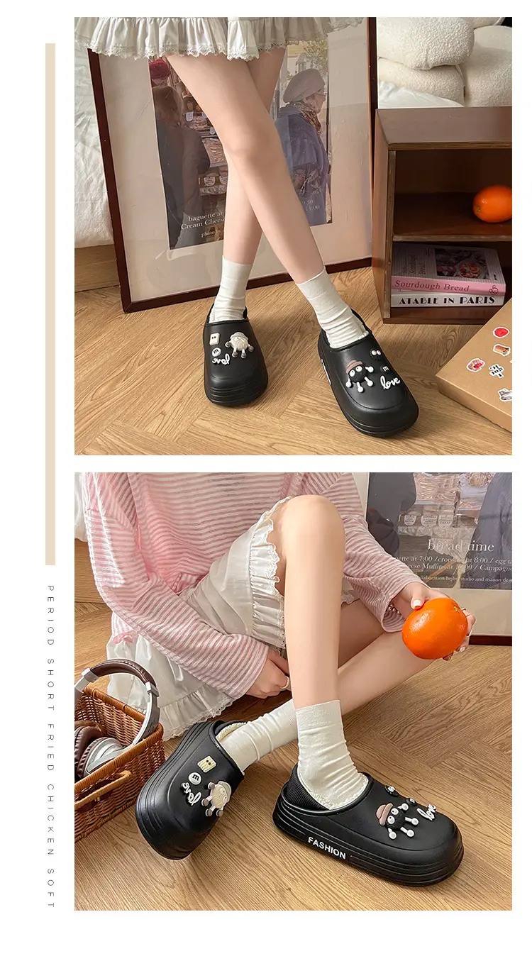 Women Winter Cotton Slippers with Stamps — feature 10