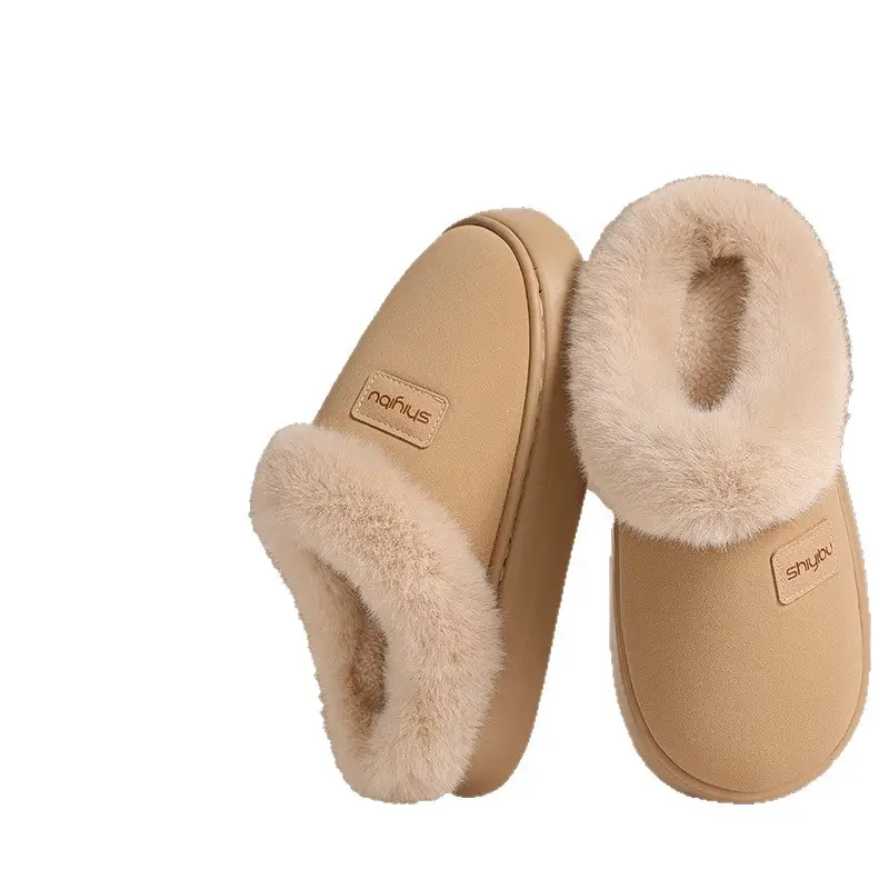 Women's Fleece Lined Warm Slippers tan 2025 - Image 8