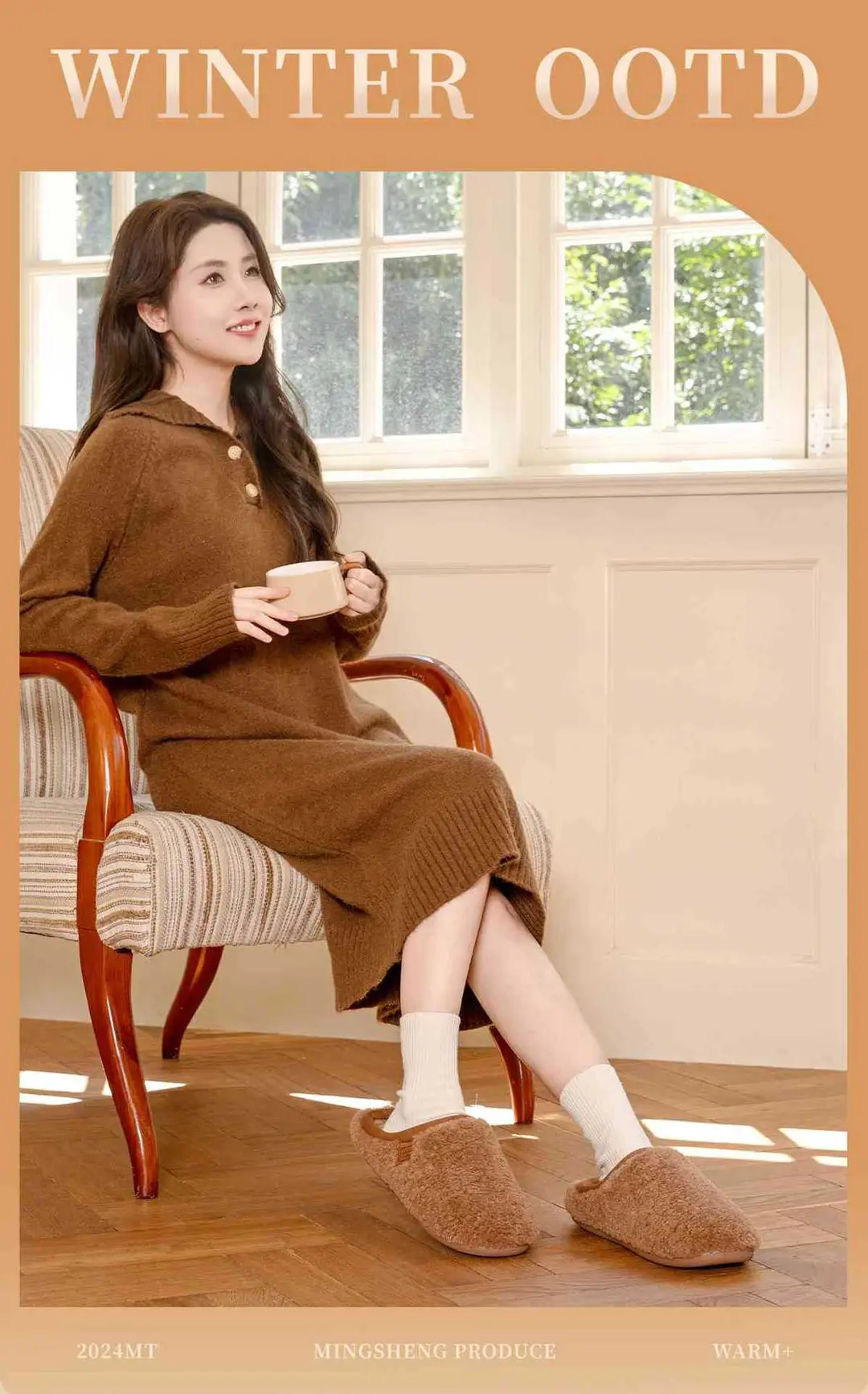 2025 New Hong Kong Style Slippers, Warm and Comfortable, Soft-Soled Non-Slip Cotton Slippers for Home and Outdoor Wear, Men's Autumn and Winter Home Room — feature 1
