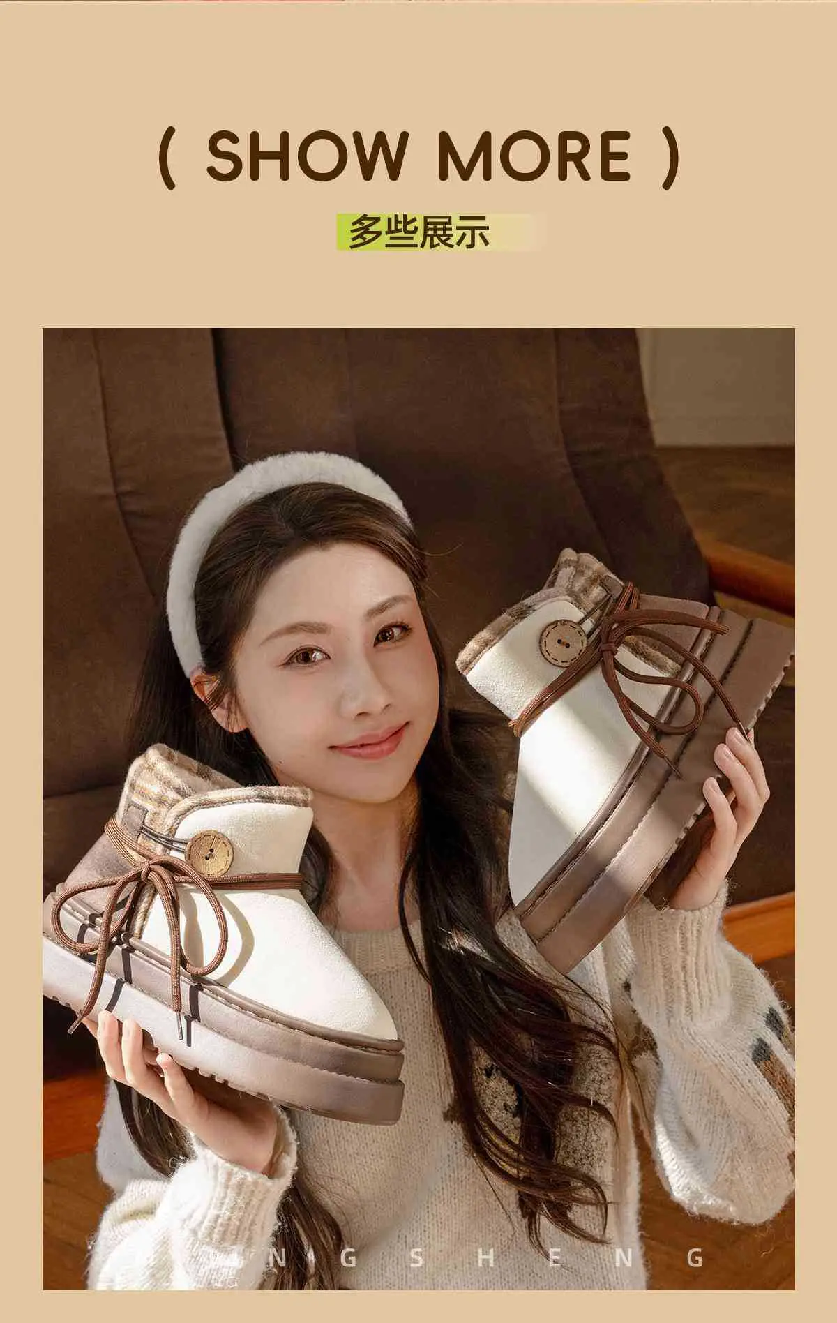 2025 Winter Button-Decorated Boots for Women — feature 4