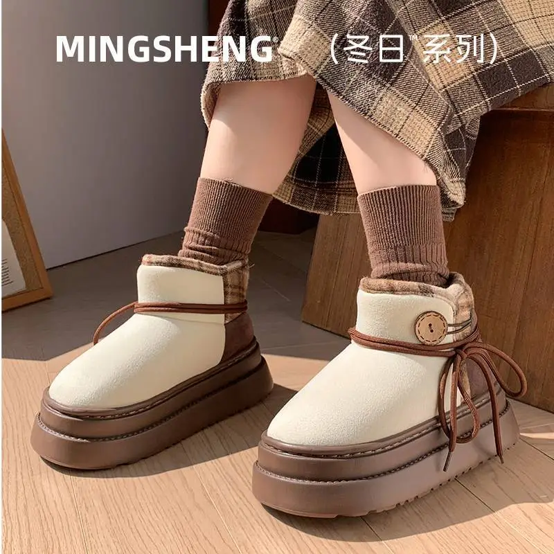 2025 Winter Button-Decorated Boots for Women