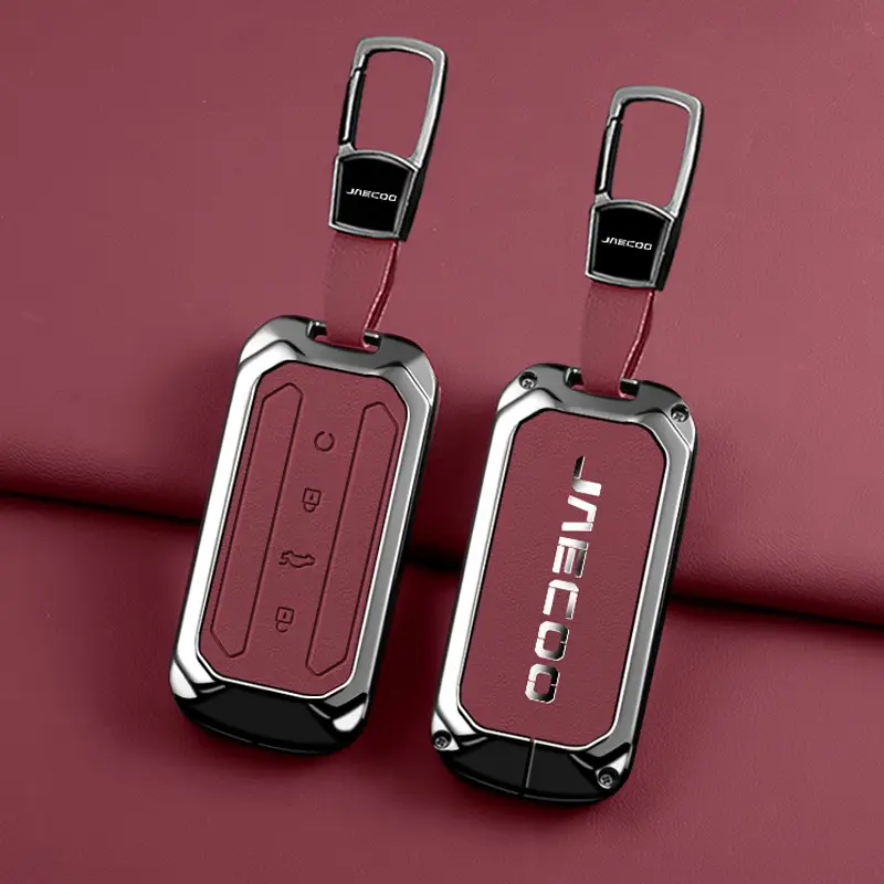 Zinc Alloy Fire Red Car Key Cover 2025 - Image 8