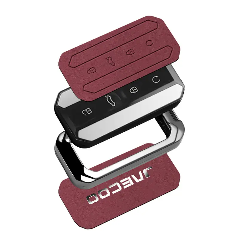 Zinc Alloy Fire Red Car Key Cover 2025 - Image 10
