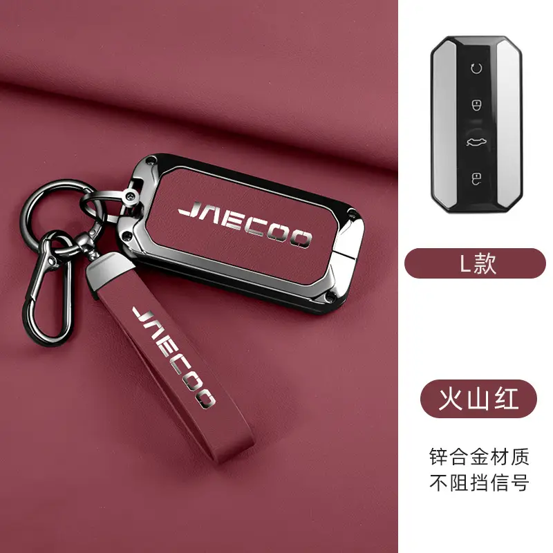 Zinc Alloy Fire Red Car Key Cover 2025 - Image 5