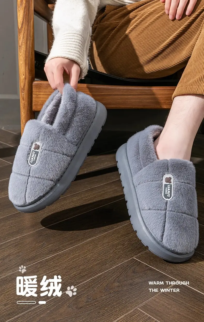 Winter Cotton Slippers Warm Thick Non-Slip 2025 — feature 12