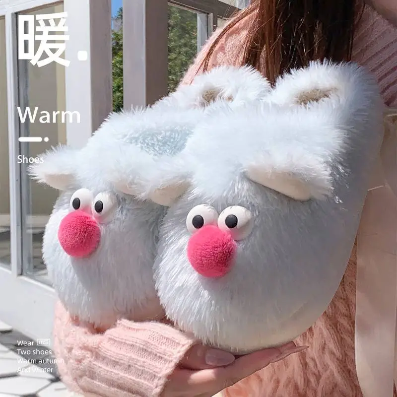 2025 Cute Cartoon Cotton Slippers for Home Outdoor Wear