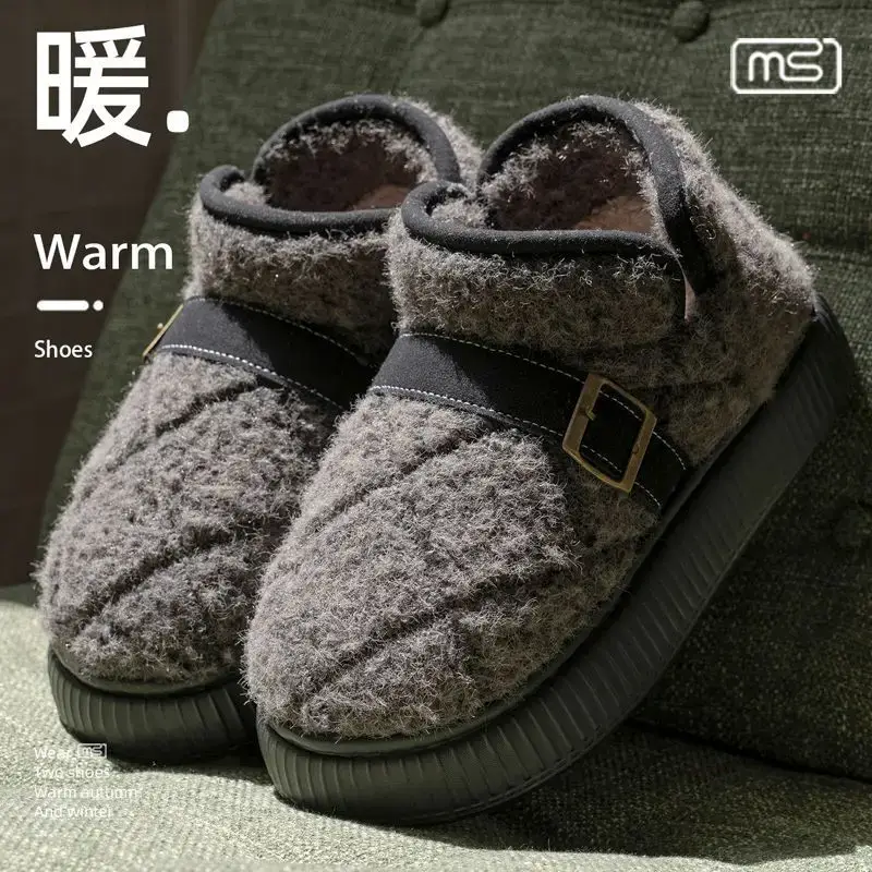 Women Closed-Toe Cotton Slippers Autumn Winter 2025 - Image 6