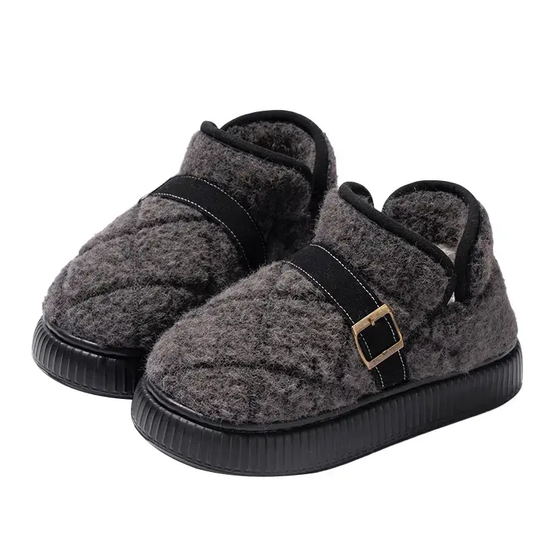 Women Closed-Toe Cotton Slippers Autumn Winter 2025 - Image 3