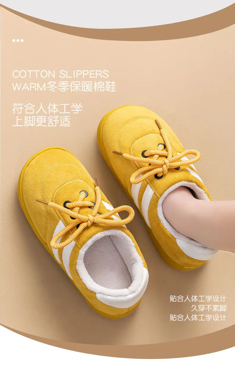 Red 3-Stripes Kids Sneakers for Autumn Winter — feature 3