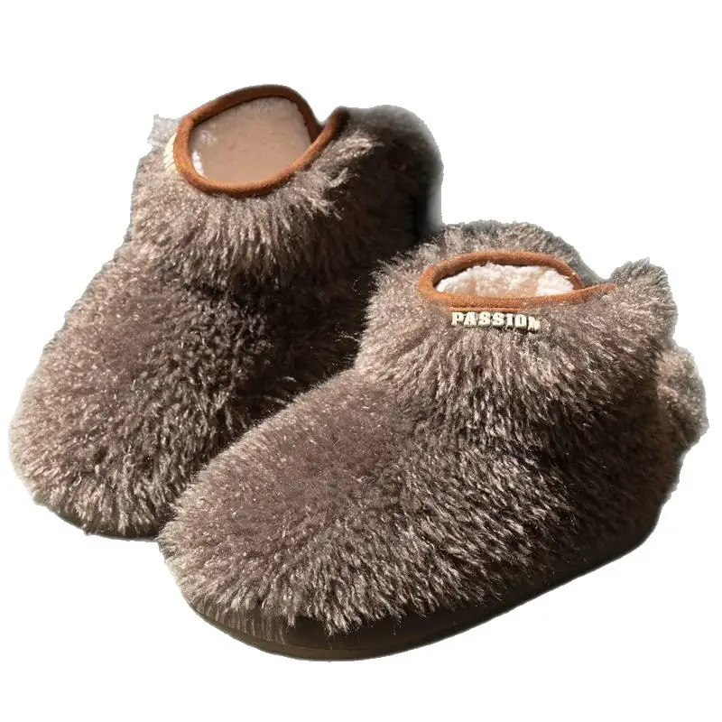 Winter Warm Cotton Slippers with Fleece Lining - Image 8