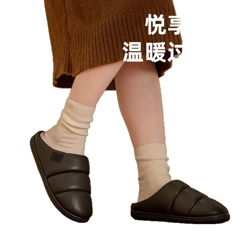 2025 Winter Closed-Toe Fleece Lined Slippers - Image 8