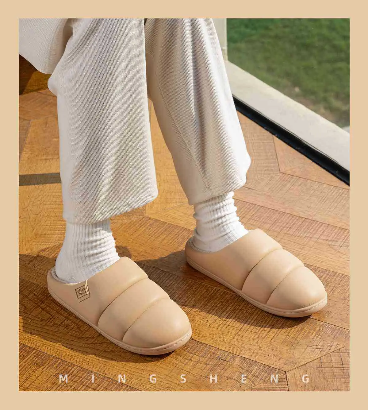 2025 Winter Closed-Toe Fleece Lined Slippers — feature 7