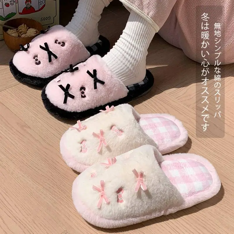 2025 Winter Bow Bowled Slippers for Women - Image 5