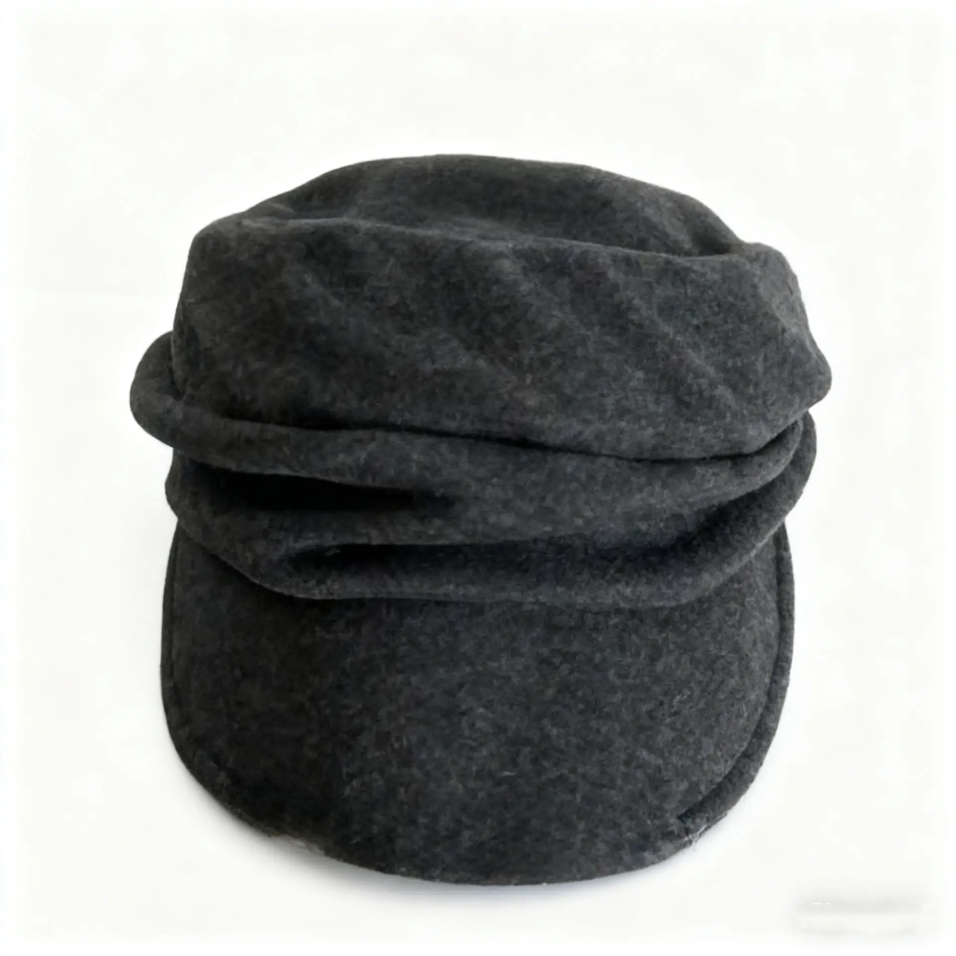 Black Wool Baseball Cap for Men Winter — feature 6
