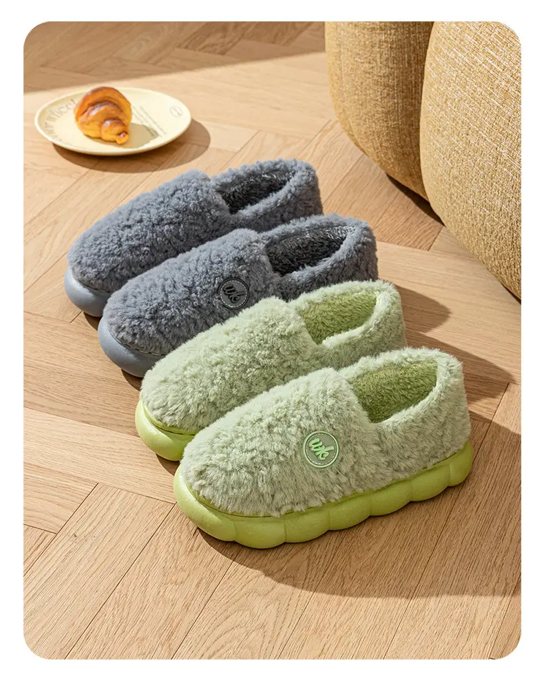 Women Cotton Slippers Autumn Winter 2025 Bag Heel — feature 11