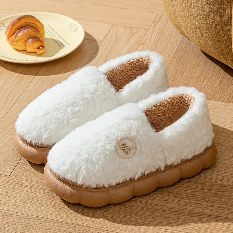 Women Cotton Slippers Autumn Winter 2025 Bag Heel - Image 4