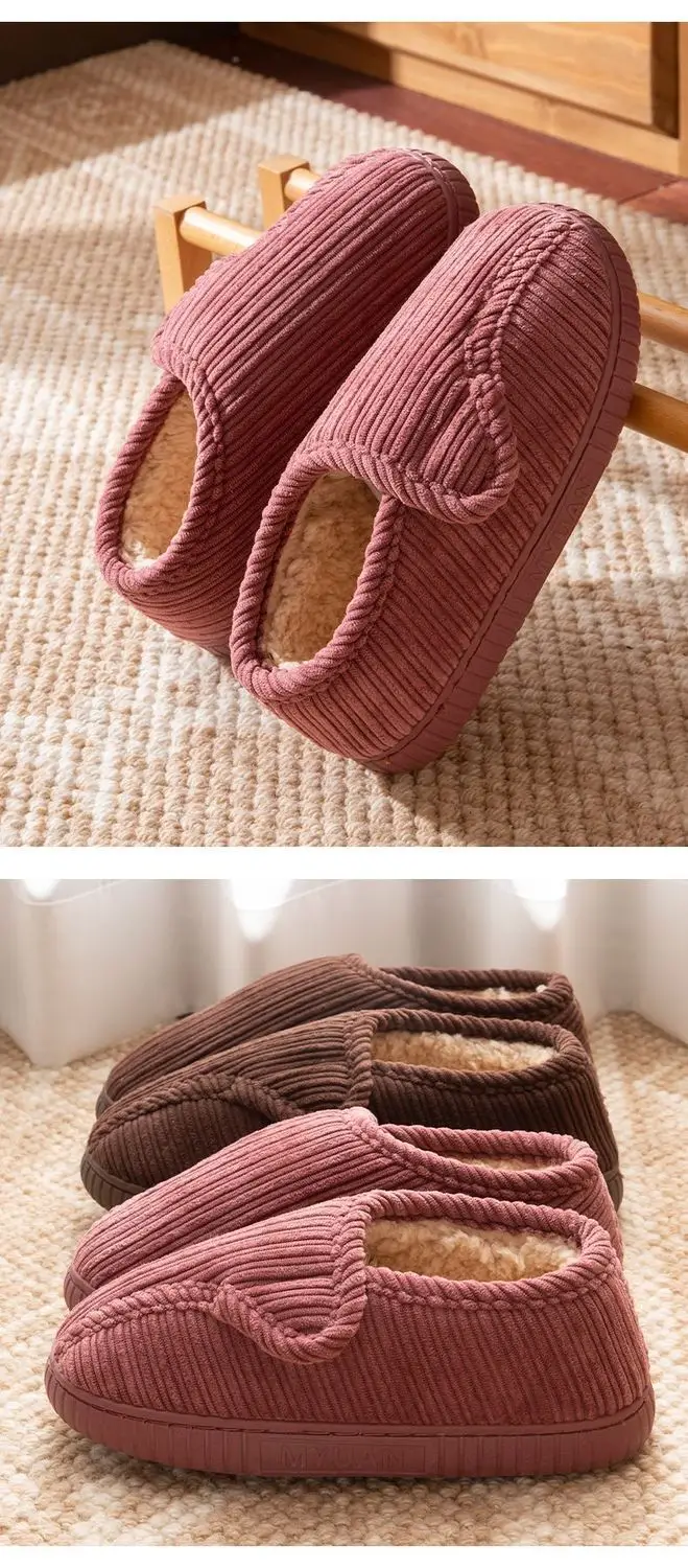 Women Warm Plush Slipper Red 2025 — feature 12