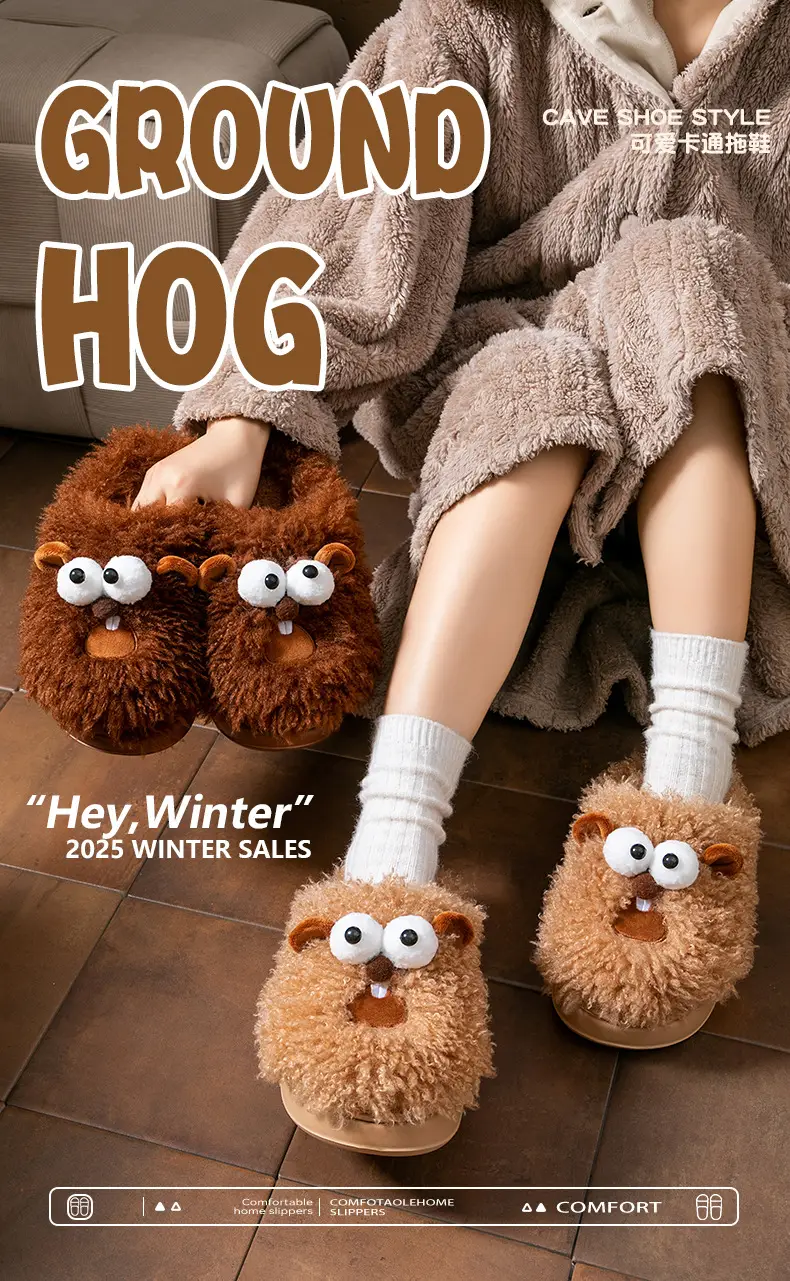 2025 Winter Cute Sheep Slippers for Women — feature 1