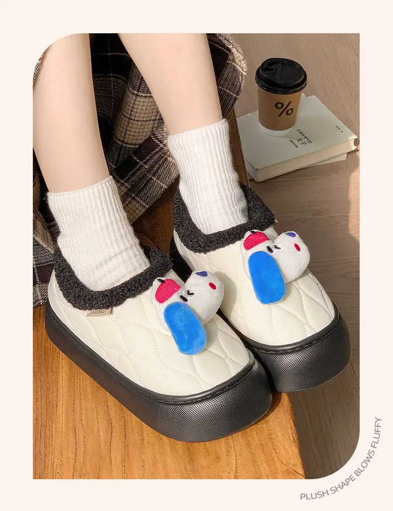 2024 New Winter Cartoon Puppy Slippers Thick Soft — feature 15