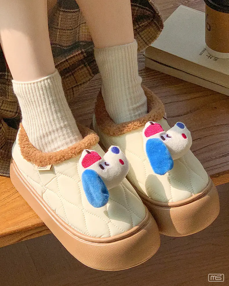 2024 New Winter Cartoon Puppy Slippers Thick Soft — feature 6