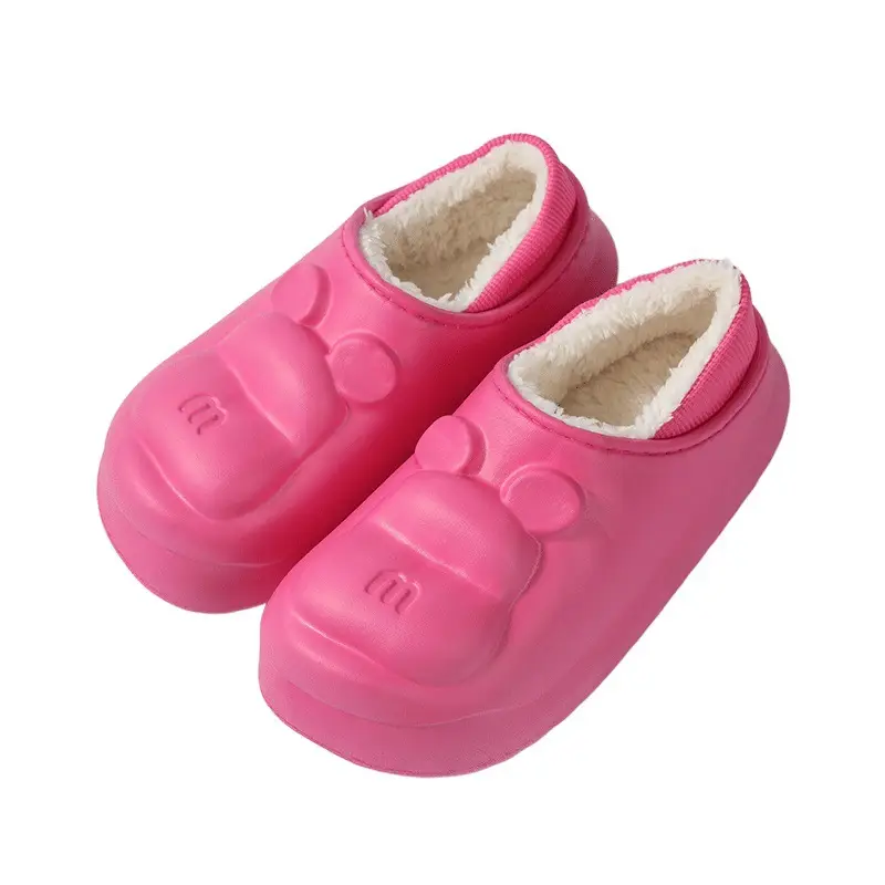 2025 Cotton Cartoon Slippers Green Warm Winter