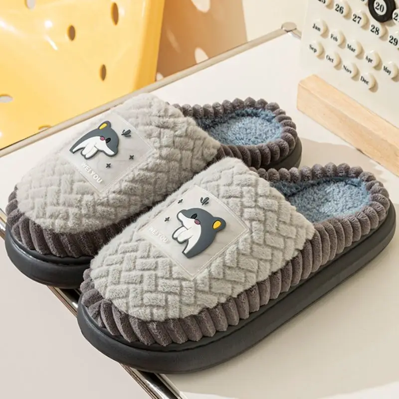 Dolphin Cotton Slippers Warm Indoor Winter - Image 4