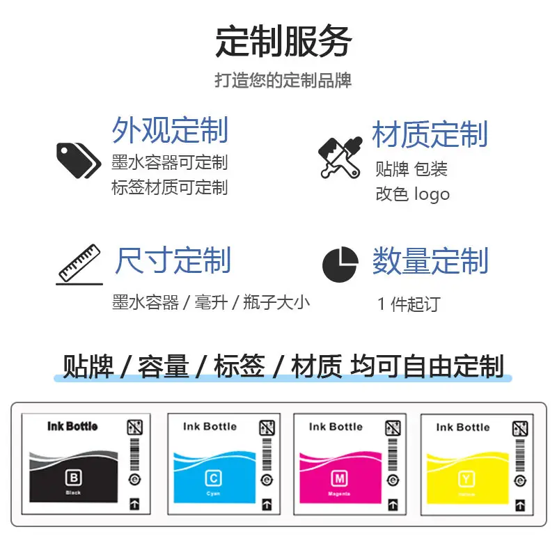 Gt53 Gt51 Gt52 Printer Ink for Tank519 410 411 418 510 518 531 - Image 4