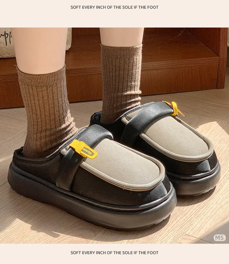 2025 Winter Cotton Slippers Women Warm Fleece Lined — feature 10