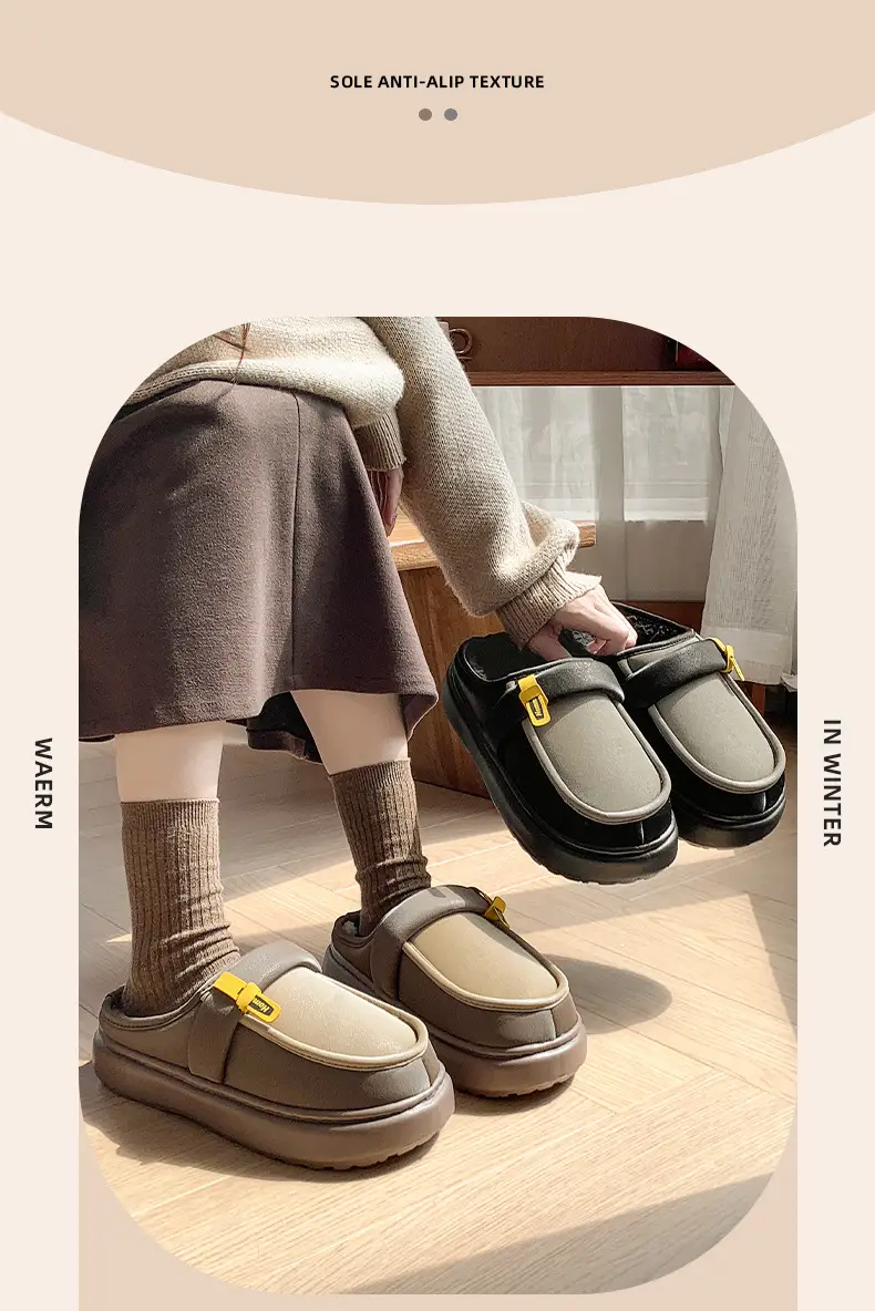 2025 Winter Cotton Slippers Women Warm Fleece Lined — feature 19