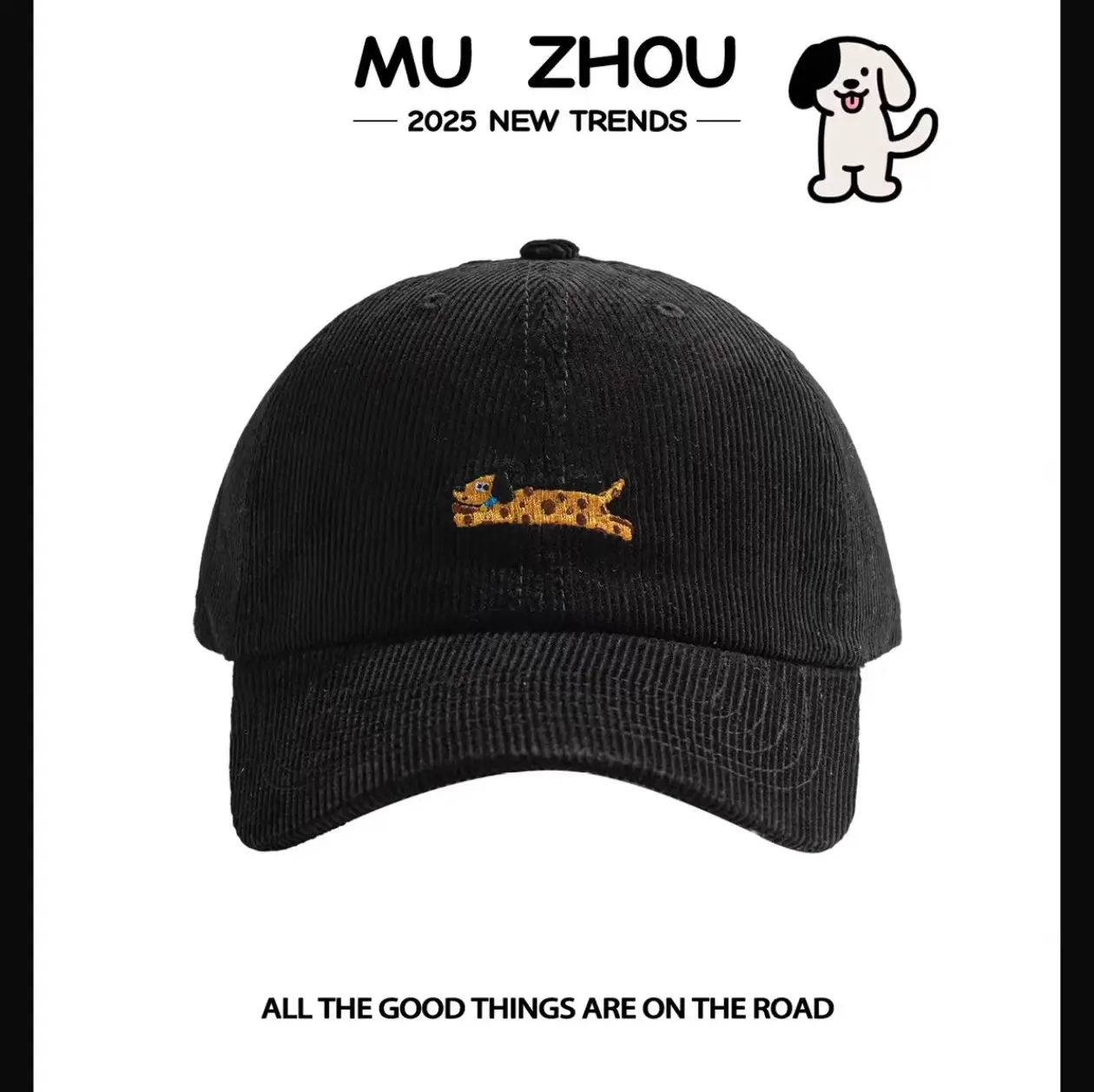 Brown Knitted Duckbill Cap for Men Women Autumn Winter - Image 2