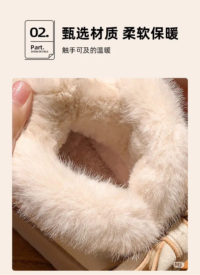 2025 Winter Women's Bowknot Warm Cotton Slippers — feature 15