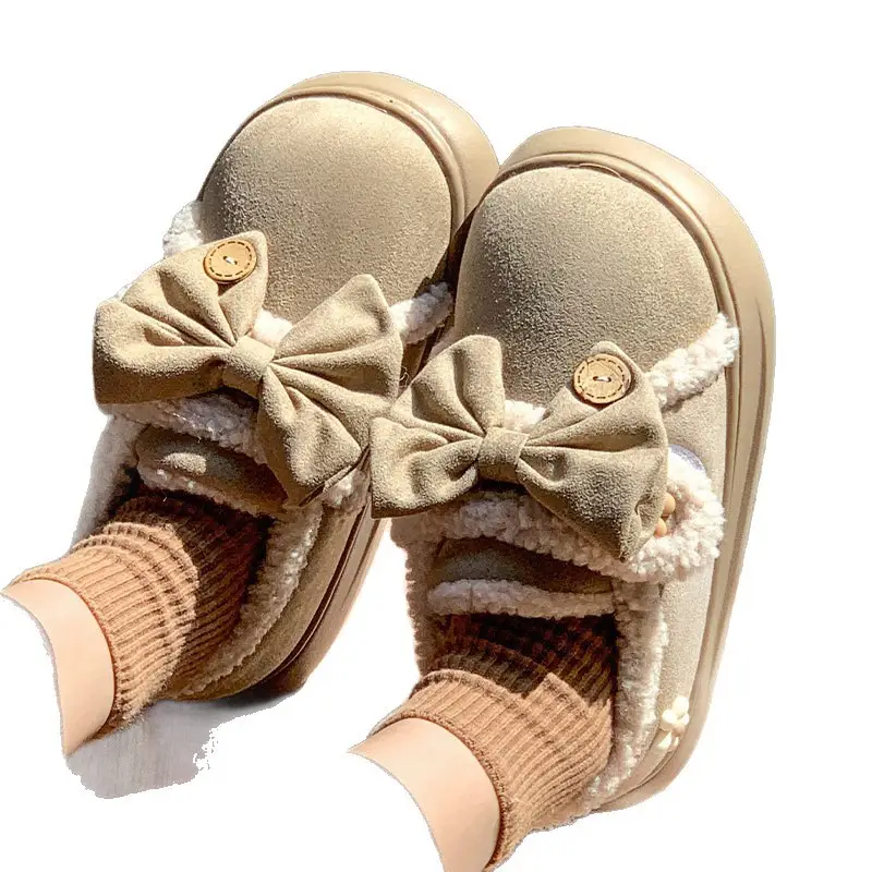 2025 Winter Women's Fleece Bow Boots High-Top - Image 7