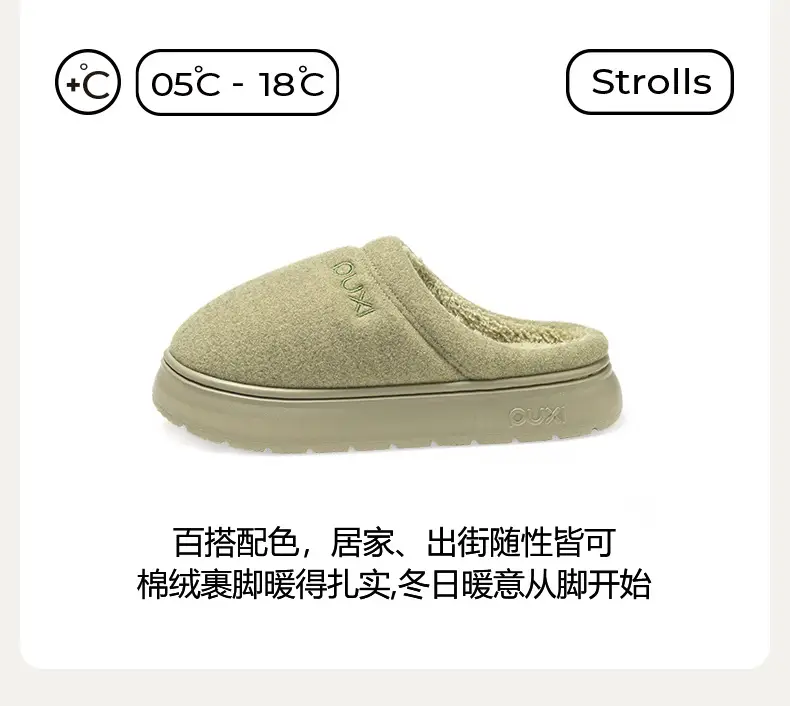 Women's Cotton Slip-On Slippers Anti-Slip 2025 — feature 3