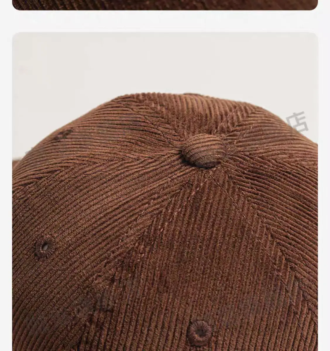 Men's Women's Brown Keep It Embroidered Cap Large — feature 8