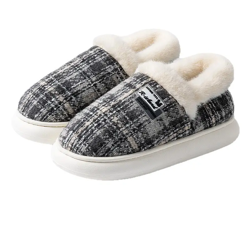 Men Fleece Lined Cotton Slippers 2025 New - Image 13