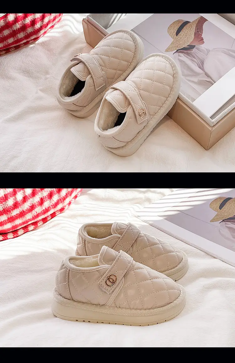 Baby Cotton Shoes Men's Warm Baby Toddler Shoes Soft Sole One-Year-Old Girl's Snow Boots Non-Slip Waterproof Autumn and Winter Style — feature 11